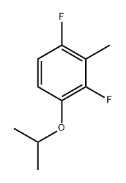 1,3-Difluoro-4-isopropoxy-2-methylbenzene 结构式