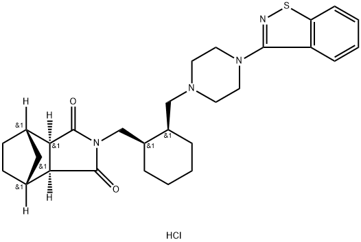 Lurasidone Impurity 47 HCl 结构式