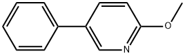 2-Methoxy-5-phenylpyridine 结构式