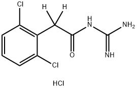 盐酸胍法辛-D2 结构式