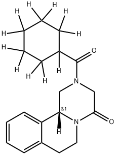 (R)-Praziquantel-d11 结构式