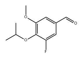 3-Fluoro-4-isopropoxy-5-methoxybenzaldehyde 结构式