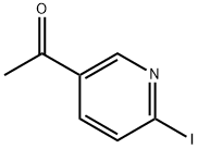 1-(6-碘吡啶-3-基)乙烷-1-酮 结构式