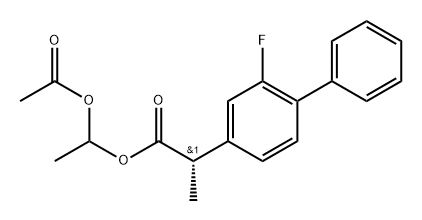 S-氟比洛芬酯 结构式