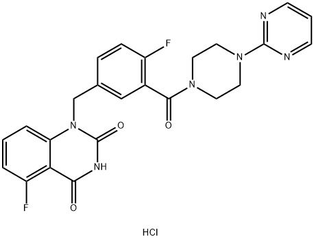 化合物 SENAPARIB HYDROCHLORIDE 结构式