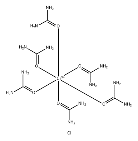 Chromium(3+),hexakis(urea-kO)-,chloride (1:3), (OC-6-11)- 结构式