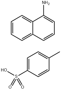 1-Naphthalenamine, 4-methylbenzenesulfonate (1:1) 结构式