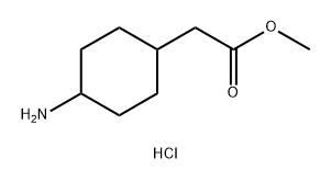 2-(4-氨基环己基)乙酸甲酯盐酸盐 结构式