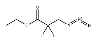 ethyl 3-azido-2,2-difluoropropanoate 结构式