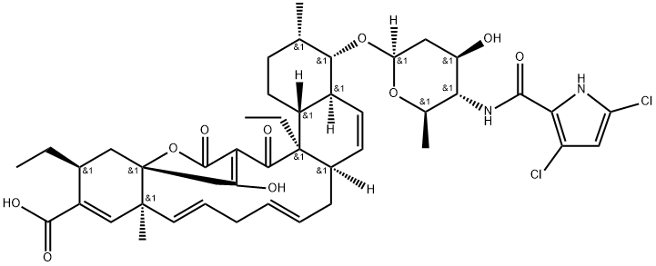 吡咯菌素 A 结构式