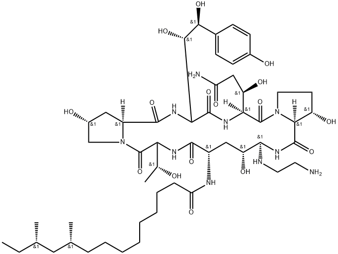 卡泊芬净杂质15 结构式