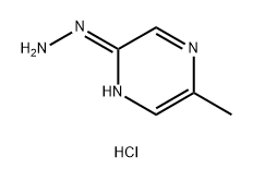 Pyrazine, 2-hydrazinyl-5-methyl-, hydrochloride (1:1) 结构式