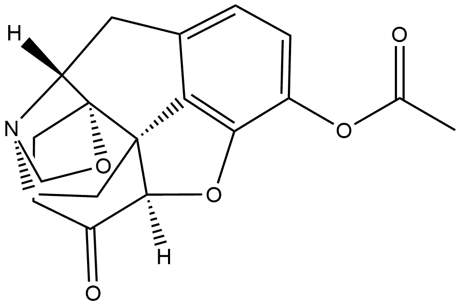 6,11b-Ethano-7H-furo[2',3',4',5':4,5]phenanthro[9,8a-d]oxazol-11(11aH)-one, 2-(acetyloxy)-5,5a,9,10-tetrahydro-, (5aR,6R,8aS,11aR,11bS)- 结构式