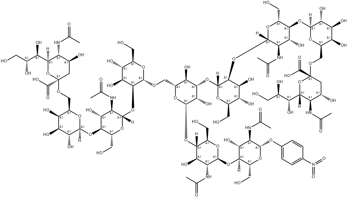 二唾液酸九糖-&Β 结构式