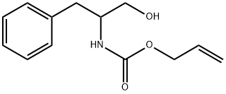 N-Allyloxycarbonyl-DL-phenylalaninol 结构式
