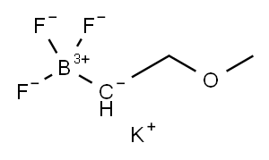 (2-甲氧基乙基)三氟硼酸钾 结构式