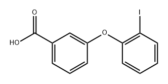 3-(2-iodophenoxy)benzoic acid 结构式