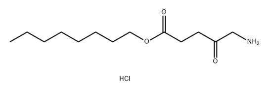 5-氨基乙酰丙酸辛酯盐酸盐 结构式