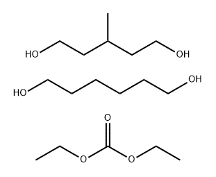 Diethyl carbonate polymer with 1,6-hexanediol and 3-methyl-1,5-pentanediol 结构式