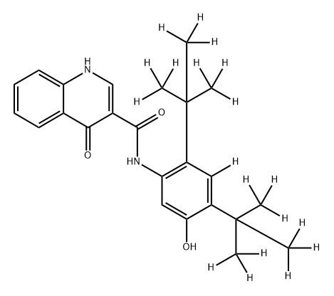 伊伐卡托-D9 结构式