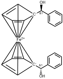 Ferrocene, 1,1'-bis[(S)-hydroxyphenylmethyl]- 结构式