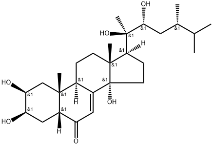 Polyporusterone A 结构式