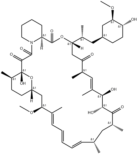 27-O-去甲基雷帕霉素 结构式