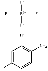 4-氟-苯基四氟硼酸铵 结构式