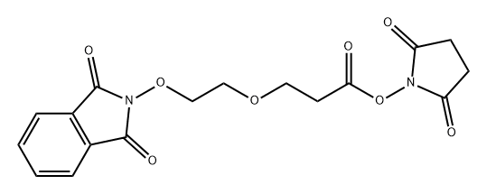 NHPI-一聚乙二醇-C2-琥珀酰亚胺酯 结构式