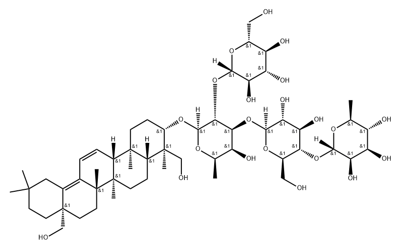 songarosaponin A 结构式