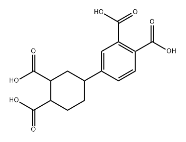 4-(3,4-Dicarboxycyclohexyl)phthalic Acid 结构式