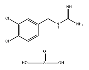 Guanidine, N-[(3,4-dichlorophenyl)methyl]-, sulfite (1:1) 结构式