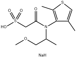 DIMETHENAMIDESASODIUMSALT 结构式