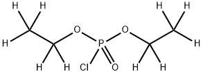 Diethyl Chlorophosphate-d10 结构式