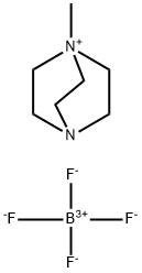 1-甲基-1,4-二氮杂双环[2.2.2]辛烷-1-鎓四氟硼酸盐 结构式