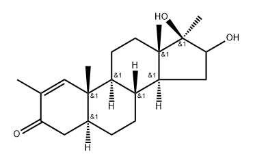 16-Hydroxy Methylstenbolone 结构式