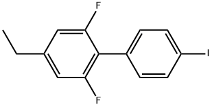 4-Ethyl-2,6-difluoro-4'-iodo-1,1'-biphenyl 结构式