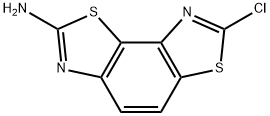 7-CHLOROBENZO[1,2-D:3,4-D']BIS(THIAZOLE)-2-AMINE 结构式