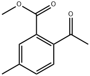 methyl 2-acetyl-5-methylbenzoate 结构式