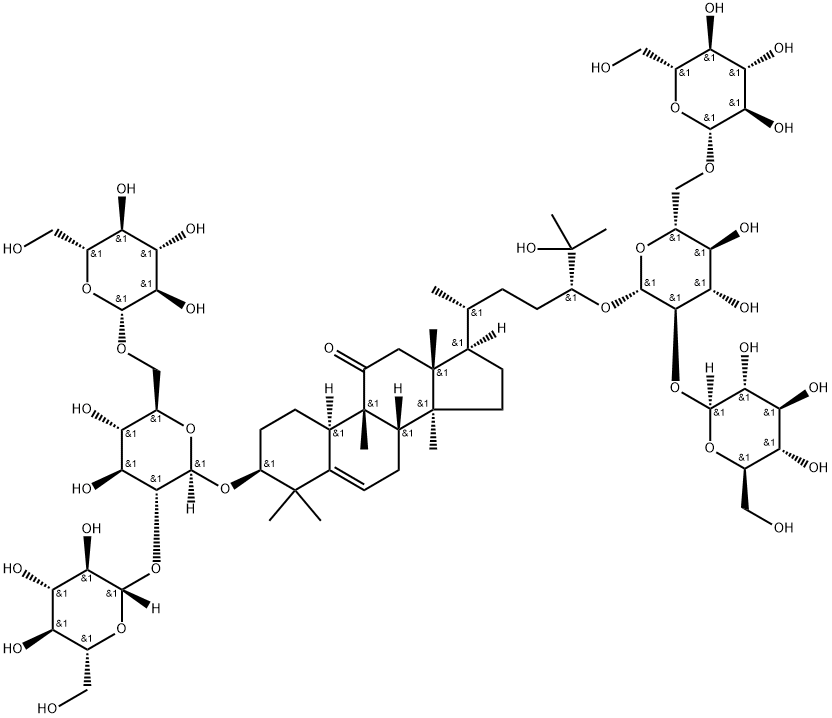 11-氧-罗汉果皂苷VI 结构式