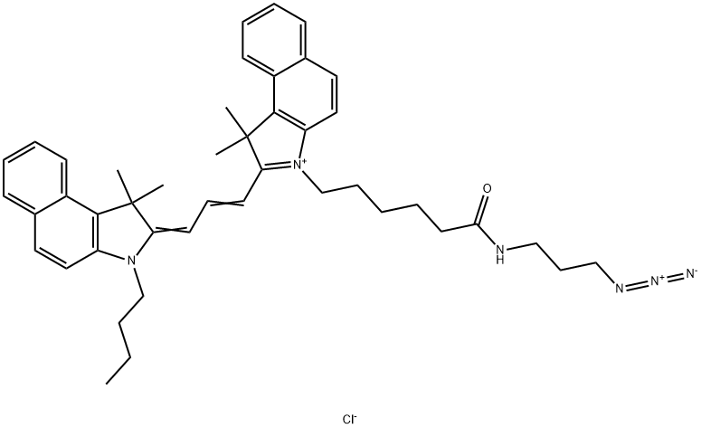 Cyanine3.5 azide 结构式