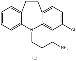 N-Didesmethylclomipramine hydrochloride salt 结构式