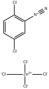 ZINC,2,5-DICHLOROBENZENEDIAZONIUM,TETRACHLORIDE 结构式