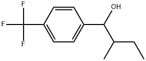 α-(1-Methylpropyl)-4-(trifluoromethyl)benzenemethanol 结构式