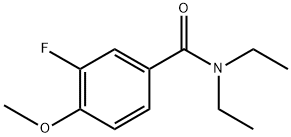 N,N-diethyl-3-fluoro-4-methoxybenzamide 结构式
