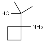 2-(1-氨基环丁基)丙-2-醇 结构式