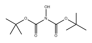 (叔丁氧羰基)(羟基)氨基甲酸叔丁酯 结构式