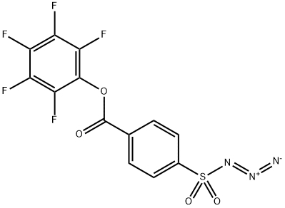 4-(叠氮磺酰基)苯甲酸五氟苯酯 结构式