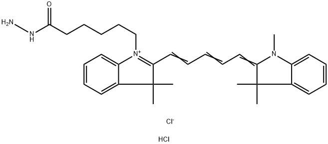 Cy5-四嗪 结构式