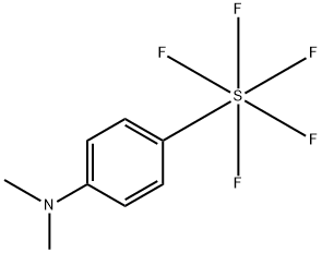 4-(二甲基氨基)苯基五氟化硫 结构式